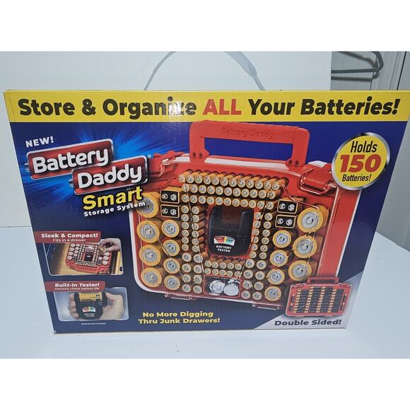 Battery Daddy Smart Storage System, Holds 150 Batteries NIB - Picture 1 of 7